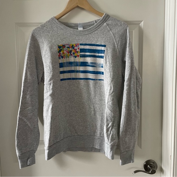 Alternative earth sweatshirt featuring art by Kerri Rosenthal - unique piece